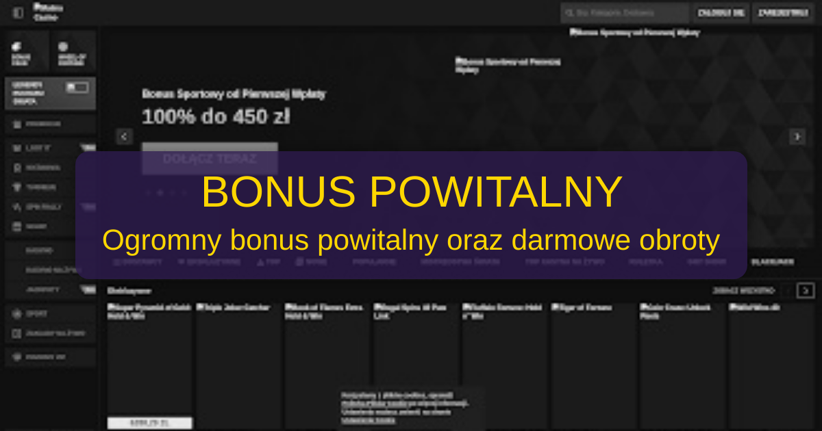 Malina Casino welcome bonus